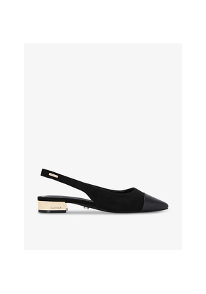 Womens Carvela Amelia Sling-Back Faux-Leather Pumps