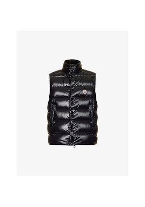 Mens Moncler Tibb Branded Shell-Down Gilet