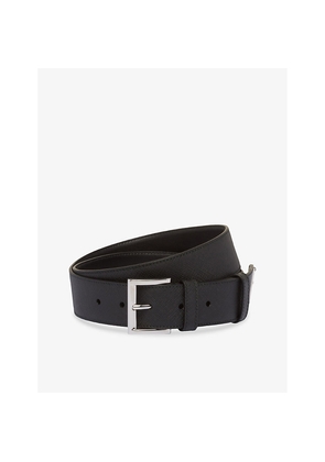 Mens Prada Logo-Embellished Leather Belt
