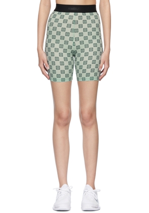 AMBUSH Green Nylon Sport Shorts