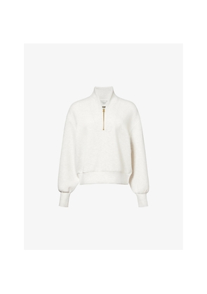 Womens Varley Davidson Relaxed-Fit Stretch-Woven Sweatshirt