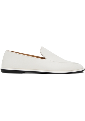 The Row Off-White Canal Loafers