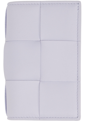 Bottega Veneta Purple Cassette Business Card Holder