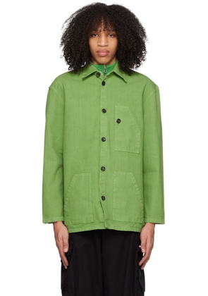Winnie New York Green Spread Collar Jacket