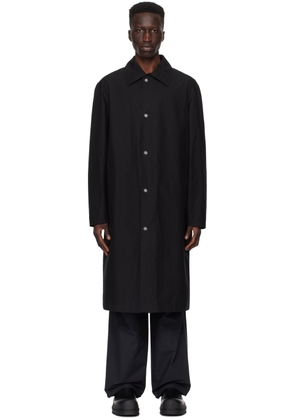 Jil Sander Black Printed Coat