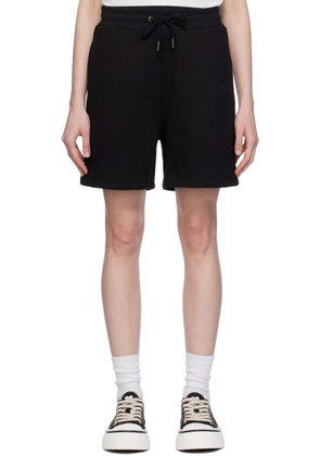 AMI Paris Black Ami de Caur Shorts