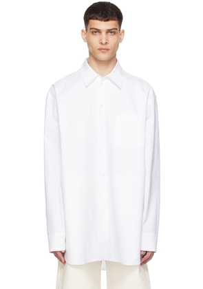 Marni White Raw Edge Shirt