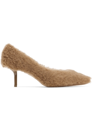 Max Mara Tan Teddy Pumps