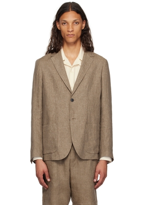 Sunspel Beige Lightweight Blazer