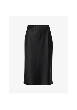 Womens Joseph Isaak Silk-Satin Midi Skirt