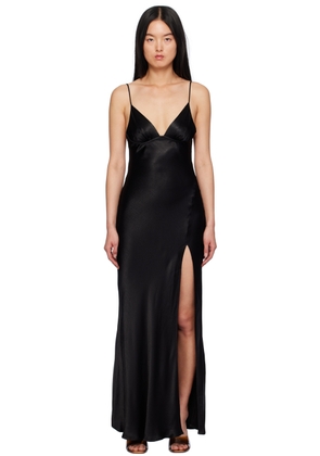 BEC + BRIDGE Black Ren Split Maxi Dress