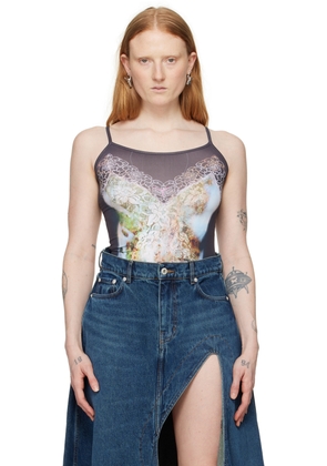 Y/Project Black Trompe L'ail Tank Top