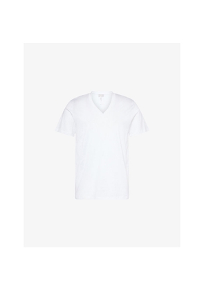 Mens Hanro Cotton Sporty Cotton-Jersey T-Shirt
