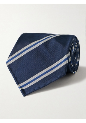 Dunhill - 9.5cm Striped Mulberry Silk-Twill Tie - Men - Blue