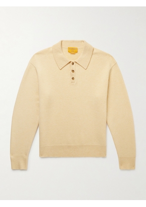 Guest In Residence - Allday Cashmere Polo Shirt - Men - Yellow - XS