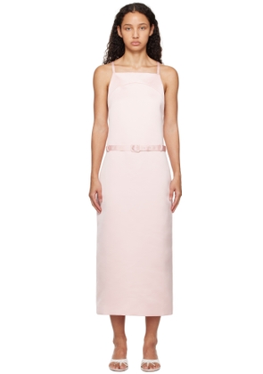 Sandy Liang Pink Jasper Maxi Dress