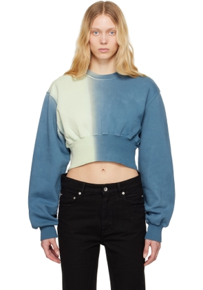 Rick Owens DRKSHDW Blue Hollywood Tatlin Sweatshirt