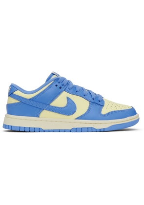 Nike Off-White & Blue Dunk Low Retro Sneakers
