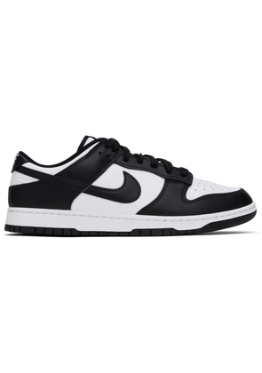 Nike Black & White Dunk Low Retro Sneakers
