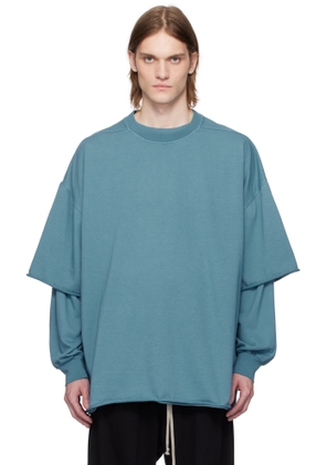 Rick Owens DRKSHDW Blue Hollywood Tommy Hustler T-shirt