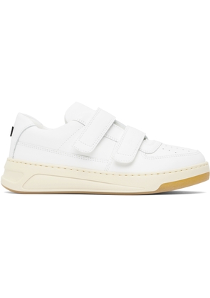 Acne Studios White Velcro Strap Sneakers