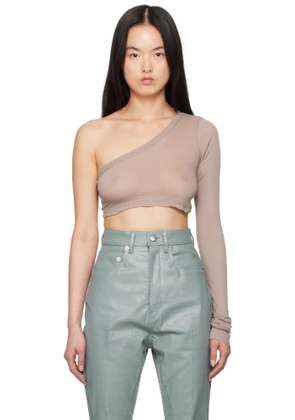 Rick Owens Taupe Hollywood Ziggy T-shirt