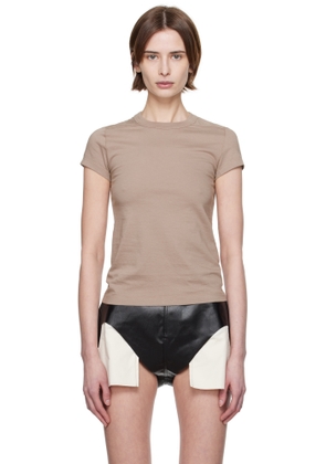 Rick Owens Taupe Hollywood Cropped Level T-shirt