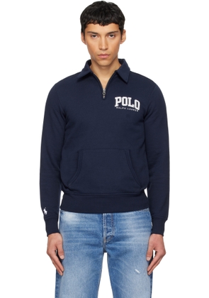 Polo Ralph Lauren Navy Fleece Long Sleeve Sweatshirt