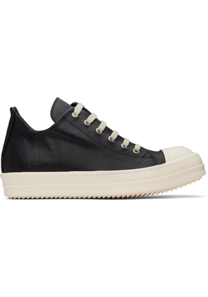 Rick Owens Black Hollywood Low Sneakers