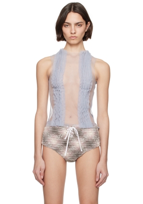 Collina Strada Blue Dandelion Tank Top