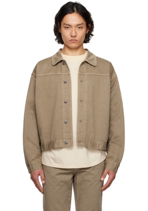 The Row Taupe Marcus Jacket