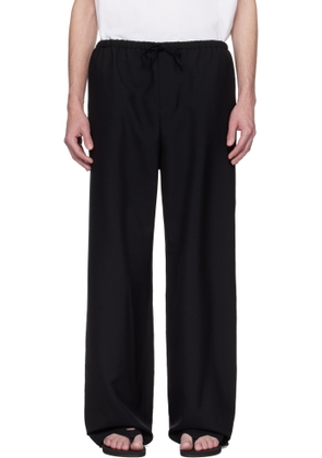 The Row Black Donatello Trousers