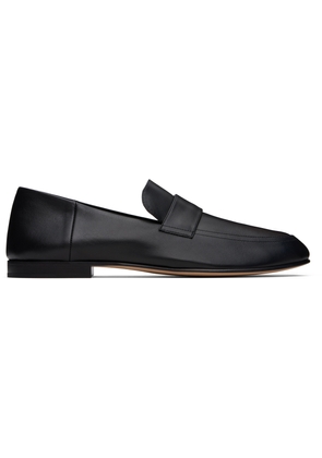 The Row Black Classic Loafers
