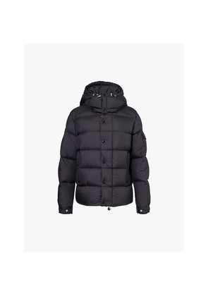 Womens Moncler Maya 70 Brand-Patch Regular-Fit Shell Coat