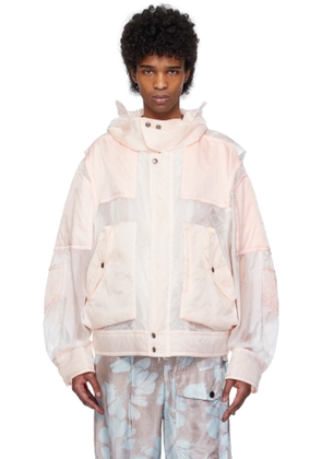 Dries Van Noten Pink Satin Jacket
