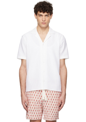 Orlebar Brown White Maitan Shirt