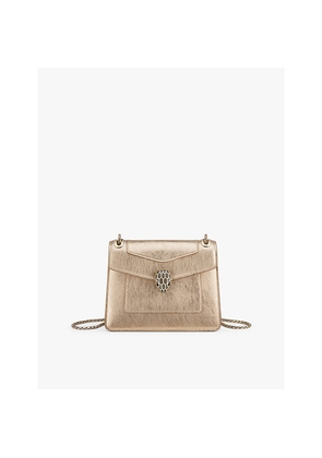 Womens Bvlgari Serpenti Forever Day-To-Night Small Leather Shoulder Bag