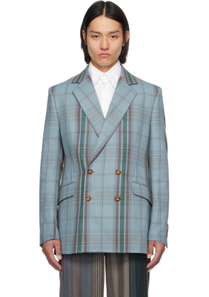Vivienne Westwood Blue Loose DB Blazer