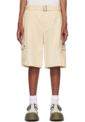 JACQUEMUS Beige La Casa 'The cargo bermuda' Shorts