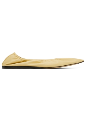 The Row Yellow Liisa Ballerina Flats