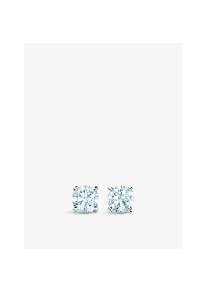 Mens Tiffany & Co Tiffany Solitaire Diamond Earrings In Platinum