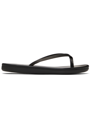 Ancient Greek Sandals Black Saionara Flip-Flops