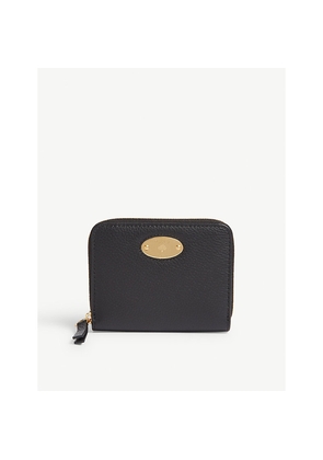 Womens Mulberry Leather Plaque Wallet
