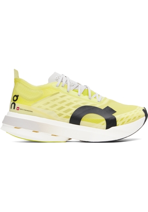 On Yellow Cloudboom Strike Sneakers