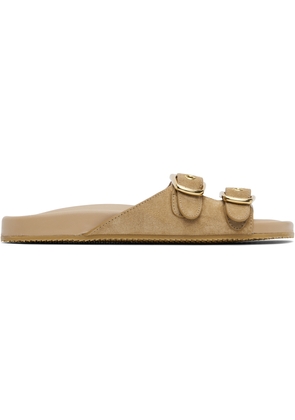 Chloé Brown Polly Sandals
