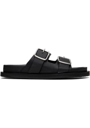 Studio Nicholson Black Denver Leather Sandals