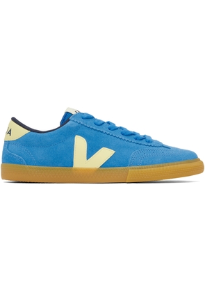 VEJA Blue & Yellow Volley Suede Sneakers