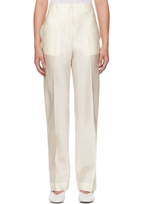 GIA STUDIOS Off-White Gala Trousers