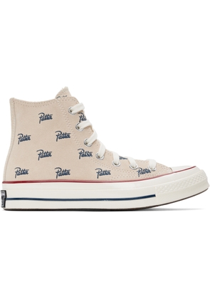 Converse Off-White Patta Edition Chuck 70 High Top Sneakers