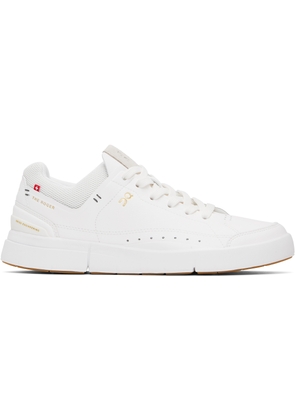 On White 'THE ROGER' Centre Court Sneakers